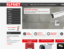 Tablet Screenshot of elfnet.cz